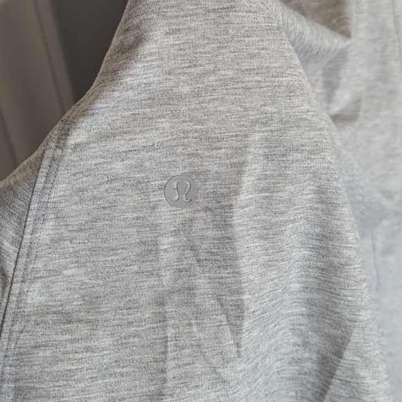 Lululemon All Yours Tee Dress - Heathered Silver Drop Grey sz 8 - Picture 6 of 6